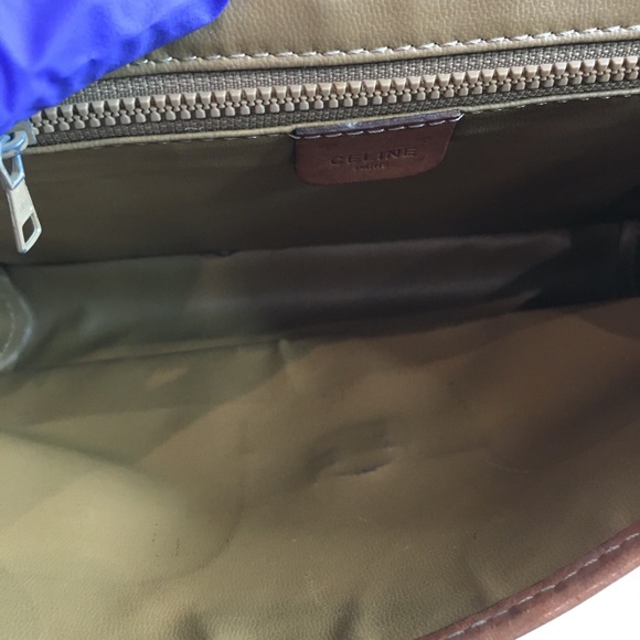 Celine Brown Macadam Crossbody Bag Sku#83996 - Picture 10 of 14